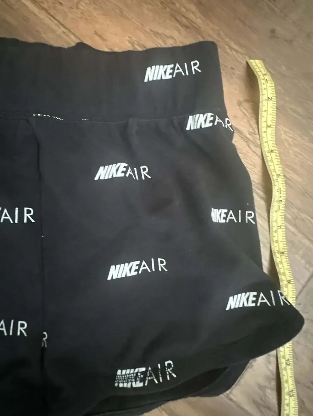Nike Air Women's All Over Print Logo Shorts Black